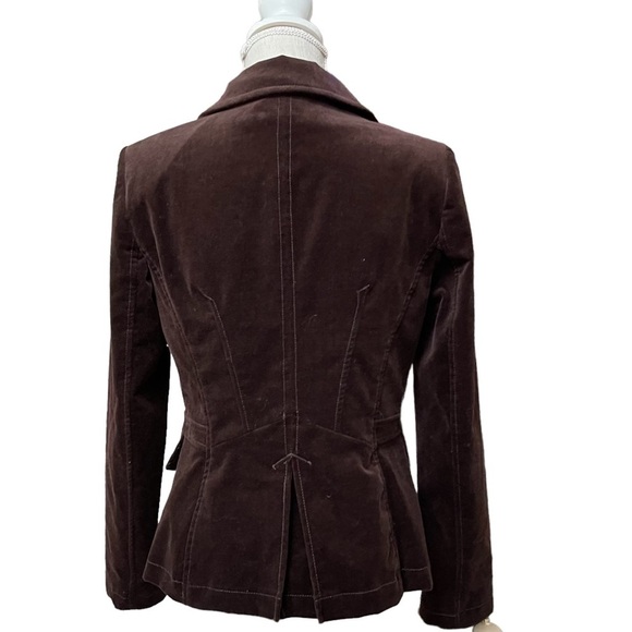 Vintage L' Equipe Purple Velvet Two Button Blazer with Front Pocket Size: 44( L) - Picture 4 of 10